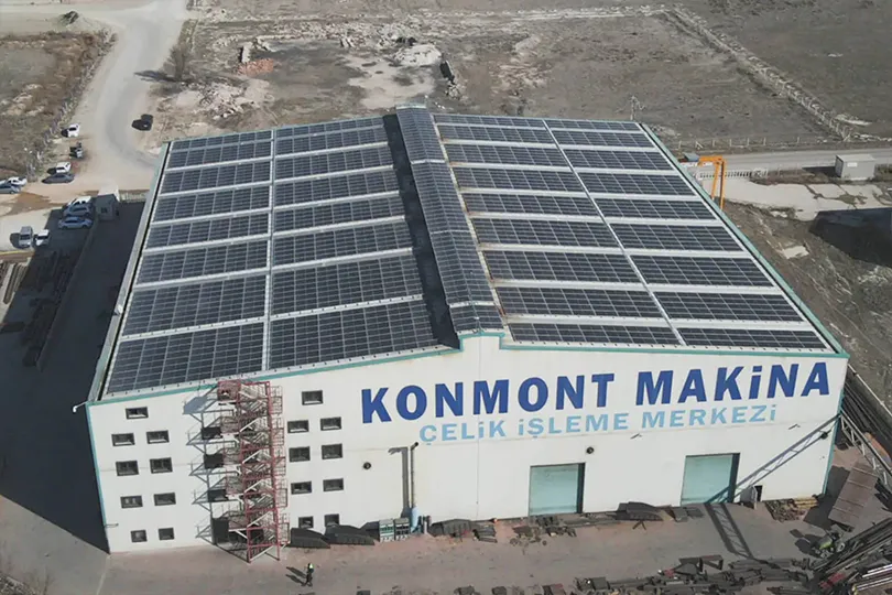 Solaranlage Konmont Makina — Konya, 593 kWp